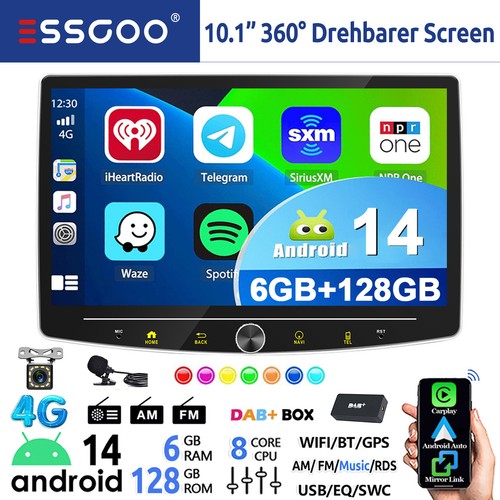 Autoradio dab carplay android - dab+,